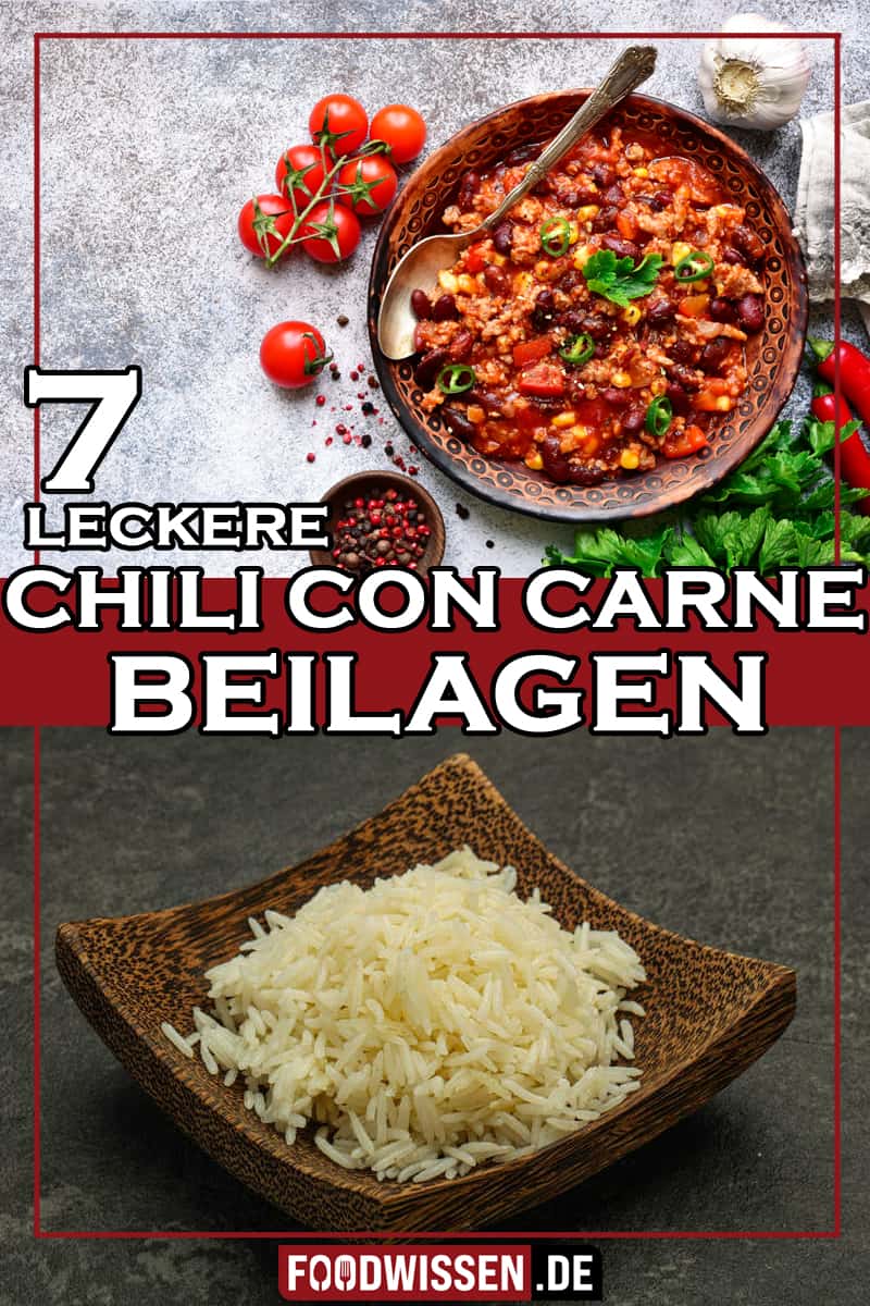 Reis passt wunderbar als Beilage zu Chili con Carne