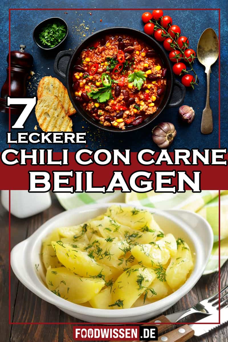 Salzkartoffeln mit Chili con Carne